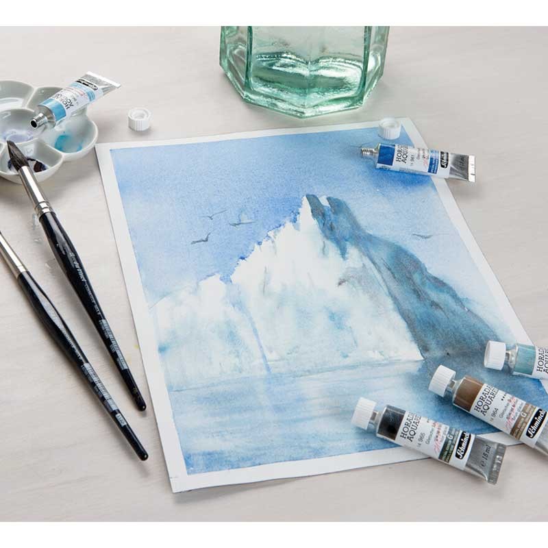 Farby akwarelowe Schmincke Horadam Aquarell zestaw 3 x 5 ml - 616 Glacier 03