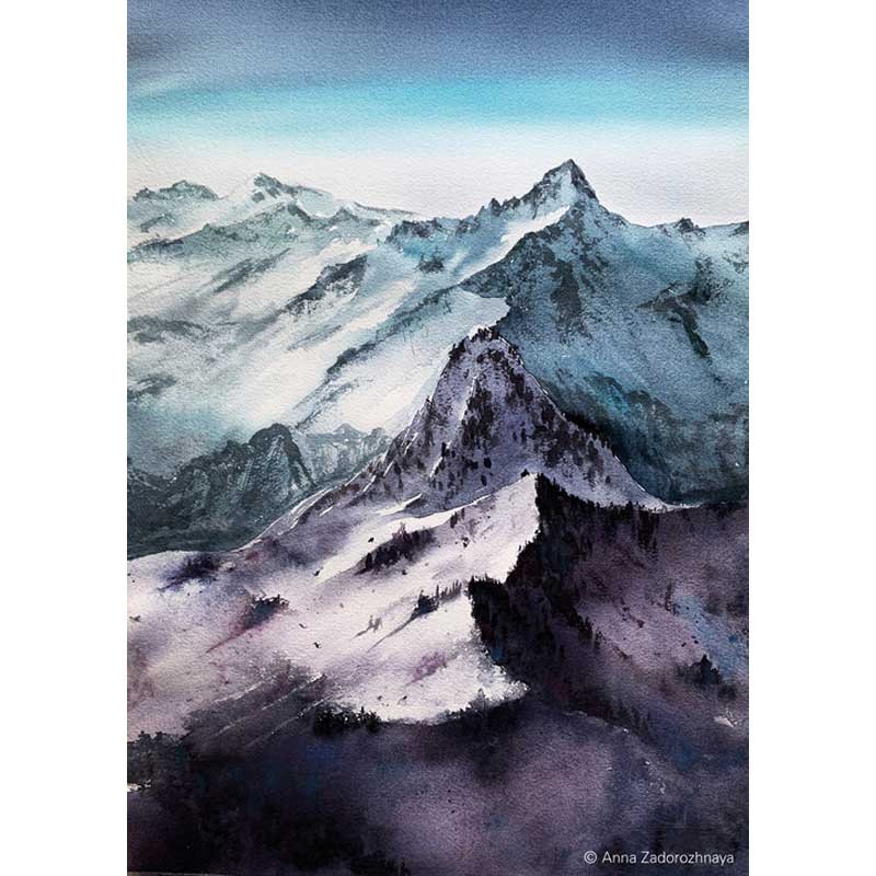 Farby akwarelowe Schmincke Horadam Aquarell zestaw 3 x 5 ml - 616 Glacier 05