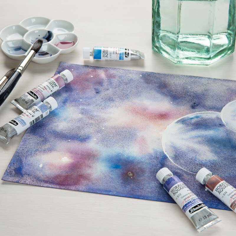 Farby akwarelowe Schmincke Horadam Aquarell zestaw 3 x 5 ml - 615 Galaxy 03