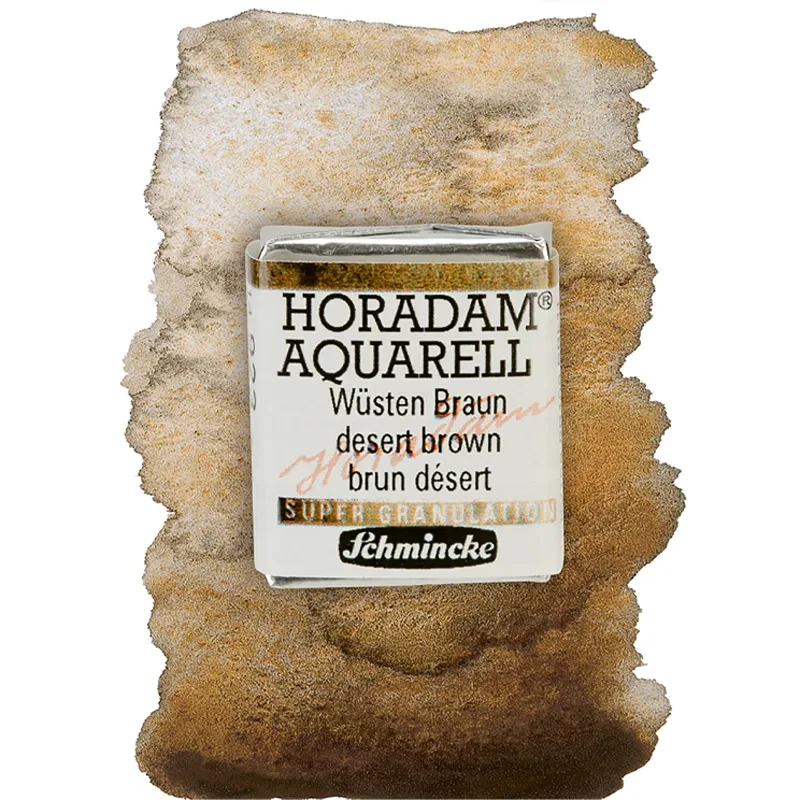 Farba akwarelowa Schmincke Horadam Aquarell półkostka - 923 Desert Brown 02