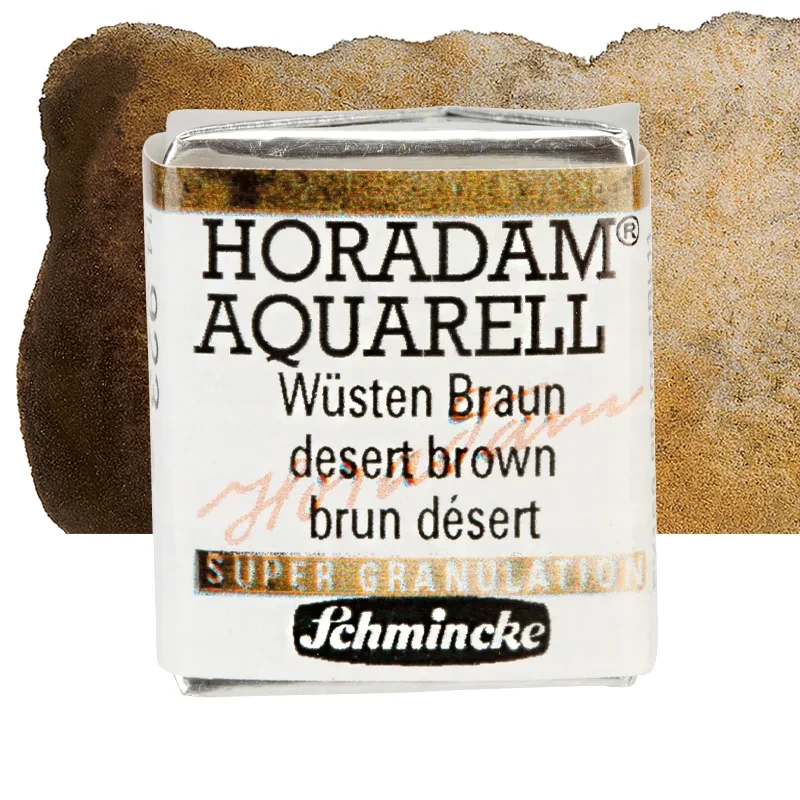 Farba akwarelowa Schmincke Horadam Aquarell półkostka - 923 Desert Brown 01