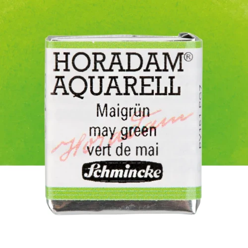 Farba akwarelowa Schmincke Horadam Aquarell półkostka - 524 May Green