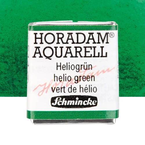 Farba akwarelowa Schmincke Horadam Aquarell półkostka - 514 Helio Green