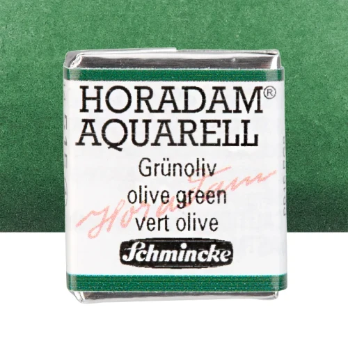 Farba akwarelowa Schmincke Horadam Aquarell półkostka - 515 Olive Green