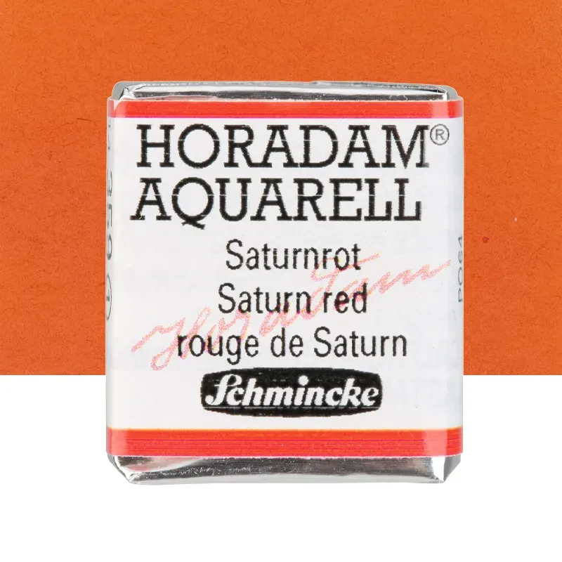 Farba akwarelowa Schmincke Horadam Aquarell półkostka - 359 Saturn Red 01
