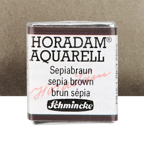 Farba akwarelowa Schmincke Horadam Aquarell półkostka - 663 Sepia Brown