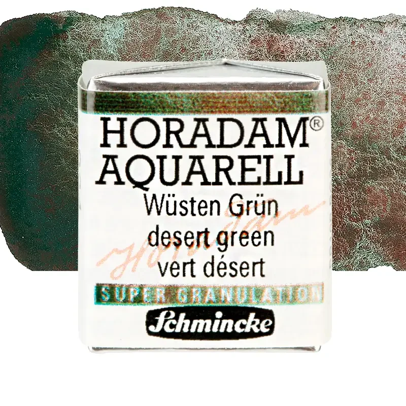 Farba akwarelowa Schmincke Horadam Aquarell półkostka - 924 Desert Green 01
