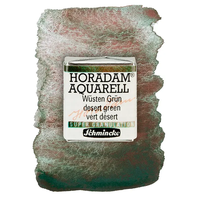 Farba akwarelowa Schmincke Horadam Aquarell półkostka - 924 Desert Green 02