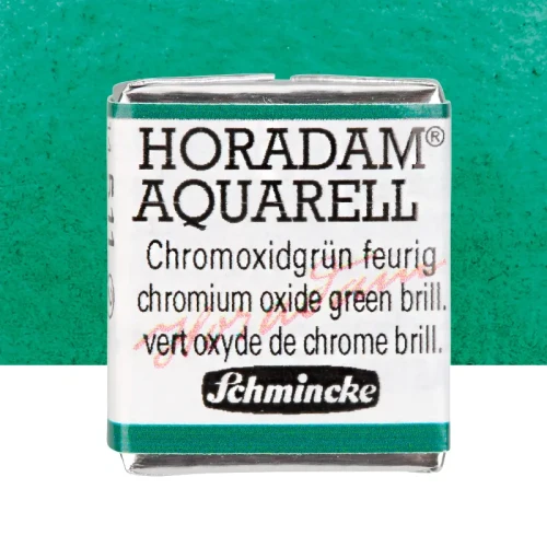 Farba akwarelowa Schmincke Horadam Aquarell półkostka - 511 Chromium Oxide Green Brilliant