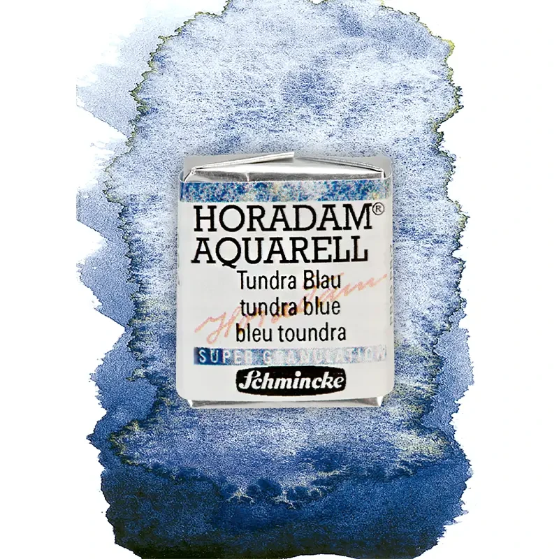 Farba akwarelowa Schmincke Horadam Aquarell półkostka - 984 Tundra Blue 02