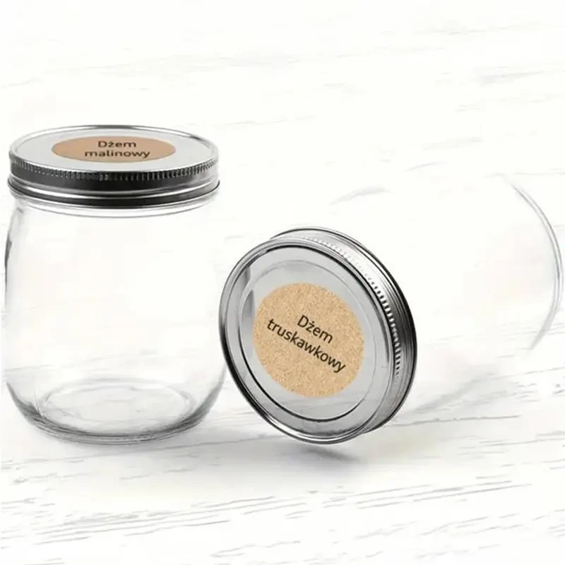 Naklejki na rolce okrągłe dpCraft 500 szt. - kraft 03