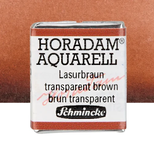 Farba akwarelowa Schmincke Horadam Aquarell półkostka - 648 Transparent Brown