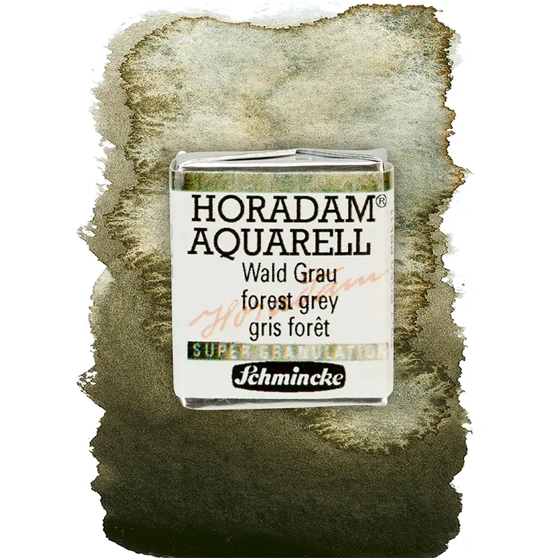 Farba akwarelowa Schmincke Horadam Aquarell półkostka - 945 Forest Grey 02