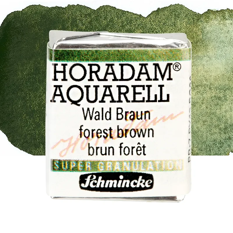 Farba akwarelowa Schmincke Horadam Aquarell półkostka - 944 Forest Brown 01