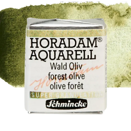 Farba akwarelowa Schmincke Horadam Aquarell półkostka - 941 Forest Olive