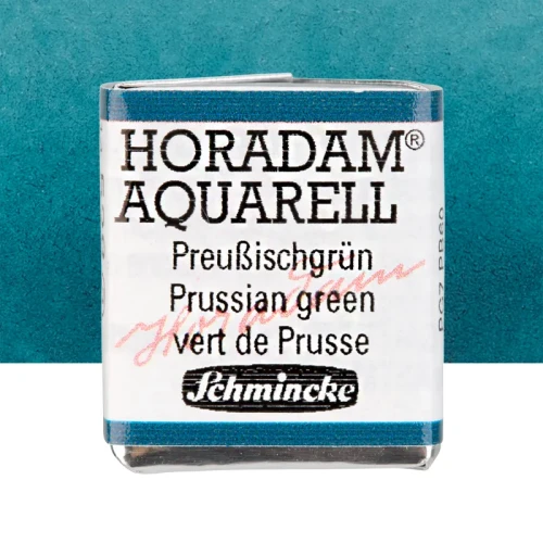 Farba akwarelowa Schmincke Horadam Aquarell półkostka - 528 Prussian Green