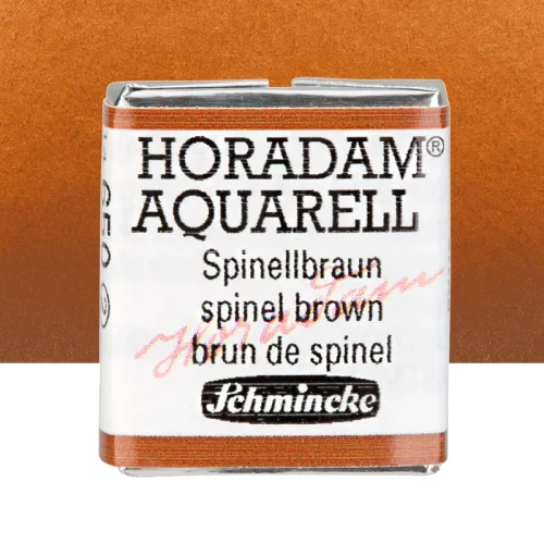 Farba akwarelowa Schmincke Horadam Aquarell półkostka - 650 Spinel Brown
