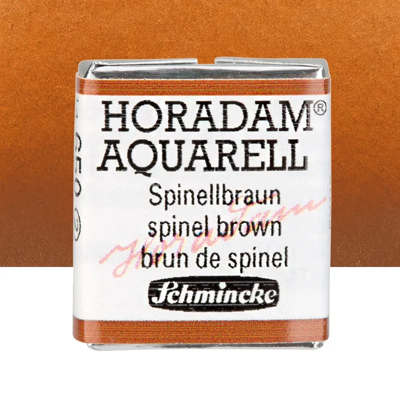 Farba akwarelowa Schmincke Horadam Aquarell półkostka - 650 Spinel Brown 01