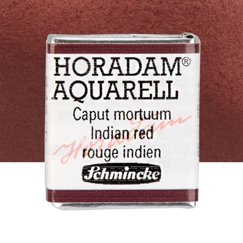 Farba akwarelowa Schmincke Horadam Aquarell półkostka - 645 Indian Red