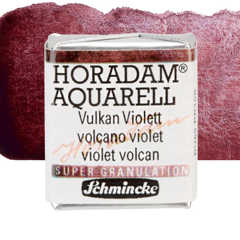 Farba akwarelowa Schmincke Horadam Aquarell półkostka - 914 Volcano Violet 01