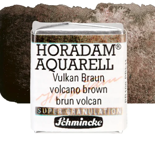 Farba akwarelowa Schmincke Horadam Aquarell półkostka - 915 Volcano Brown