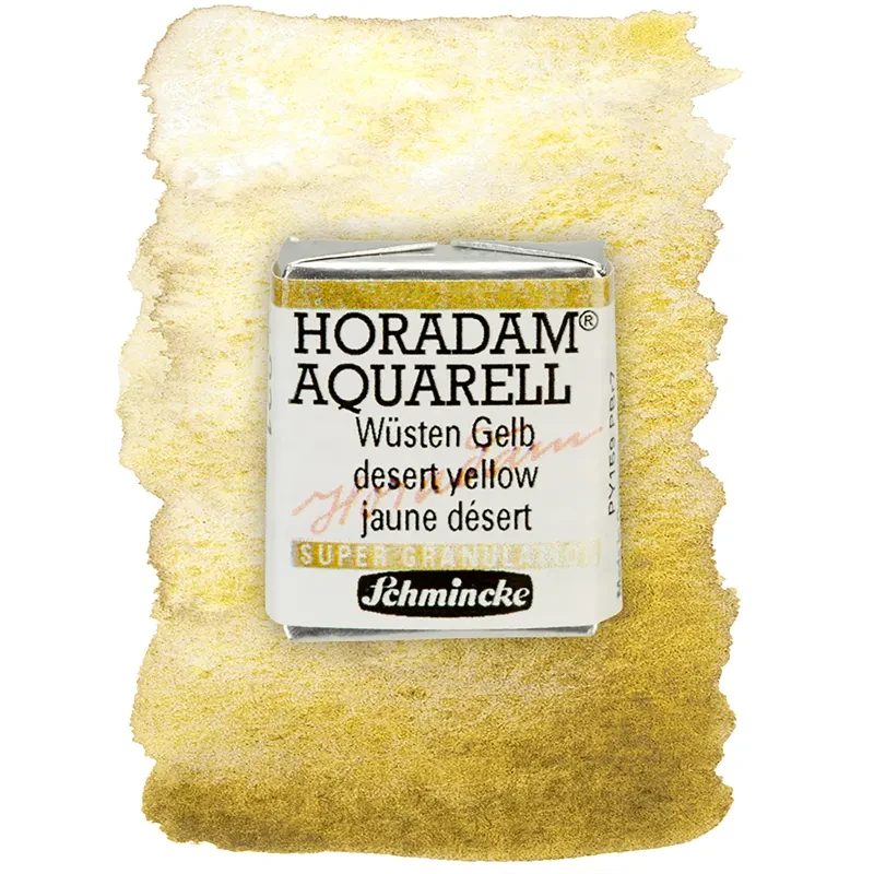 Farba akwarelowa Schmincke Horadam Aquarell półkostka - 921 Desert Yellow 03