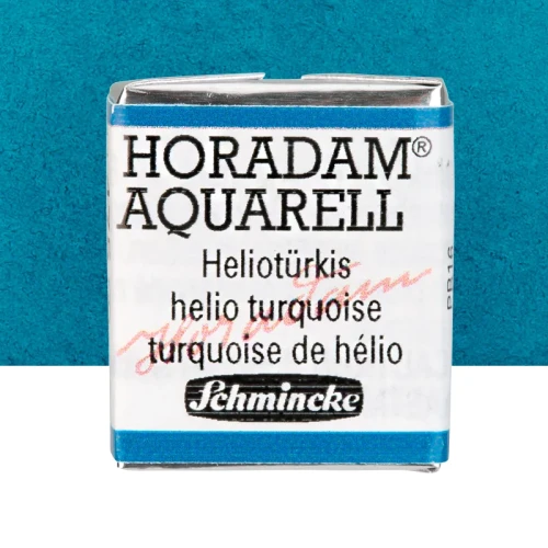 Farba akwarelowa Schmincke Horadam Aquarell półkostka - 475 Helio Turquoise