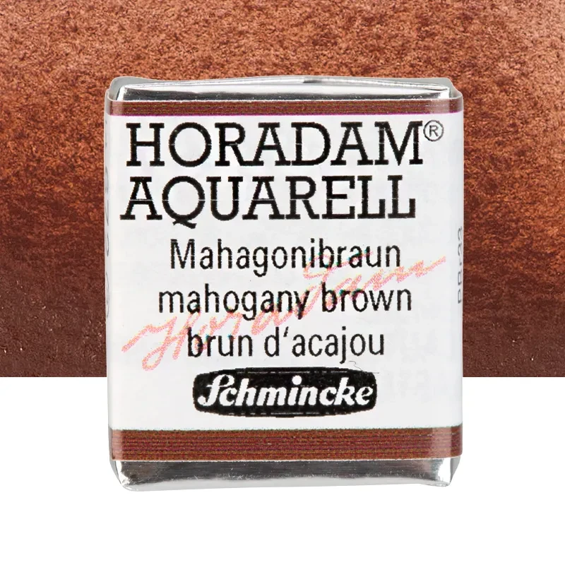 Farba akwarelowa Schmincke Horadam Aquarell półkostka - 672 Mahogany Brown 01