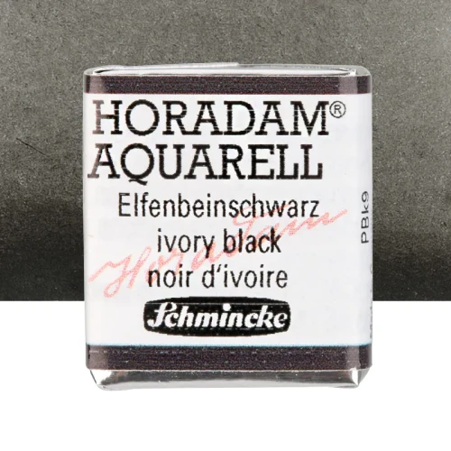 Farba akwarelowa Schmincke Horadam Aquarell półkostka - 780 Ivory Black