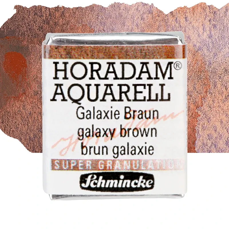 Farba akwarelowa Schmincke Horadam Aquarell półkostka - 974 Galaxy Brown 01