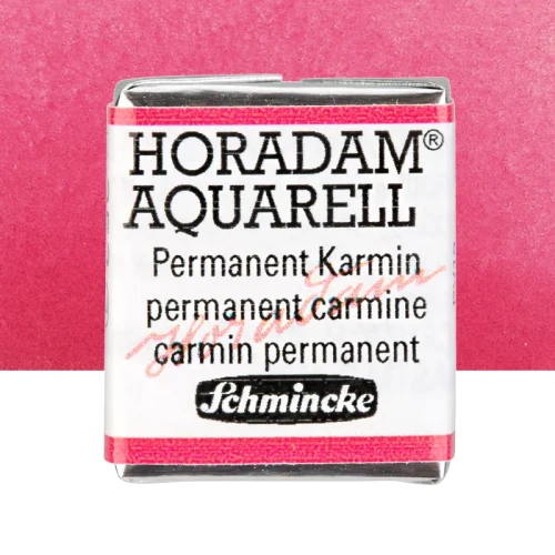 Farba akwarelowa Schmincke Horadam Aquarell półkostka - 353 Permanent Carmine