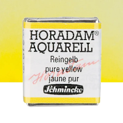 Farba akwarelowa Schmincke Horadam Aquarell półkostka - 216 Pure Yellow