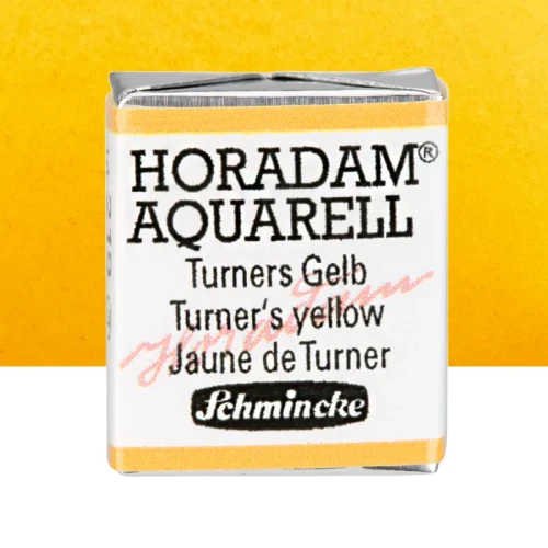 Farba akwarelowa Schmincke Horadam Aquarell półkostka - 219 Turner's Yellow