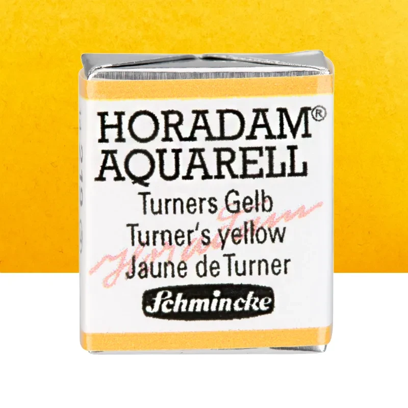 Farba akwarelowa Schmincke Horadam Aquarell półkostka - 219 Turner's Yellow 01