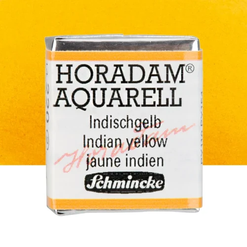 Farba akwarelowa Schmincke Horadam Aquarell półkostka - 220 Indian Yellow