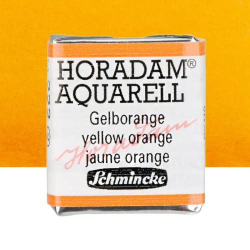 Farba akwarelowa Schmincke Horadam Aquarell półkostka - 222 Yellow Orange