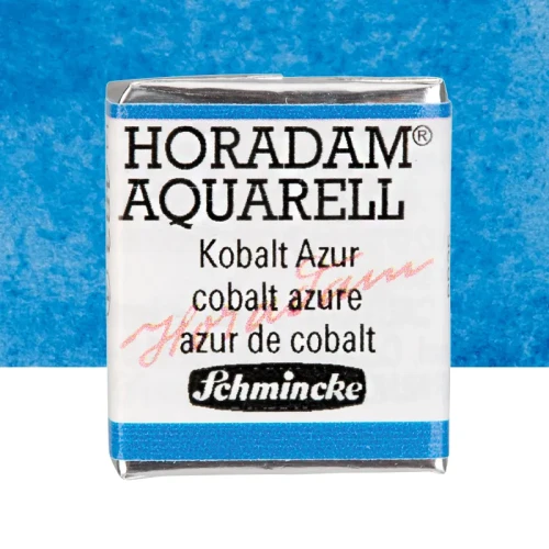 Farba akwarelowa Schmincke Horadam Aquarell półkostka - 483 Cobalt Azure