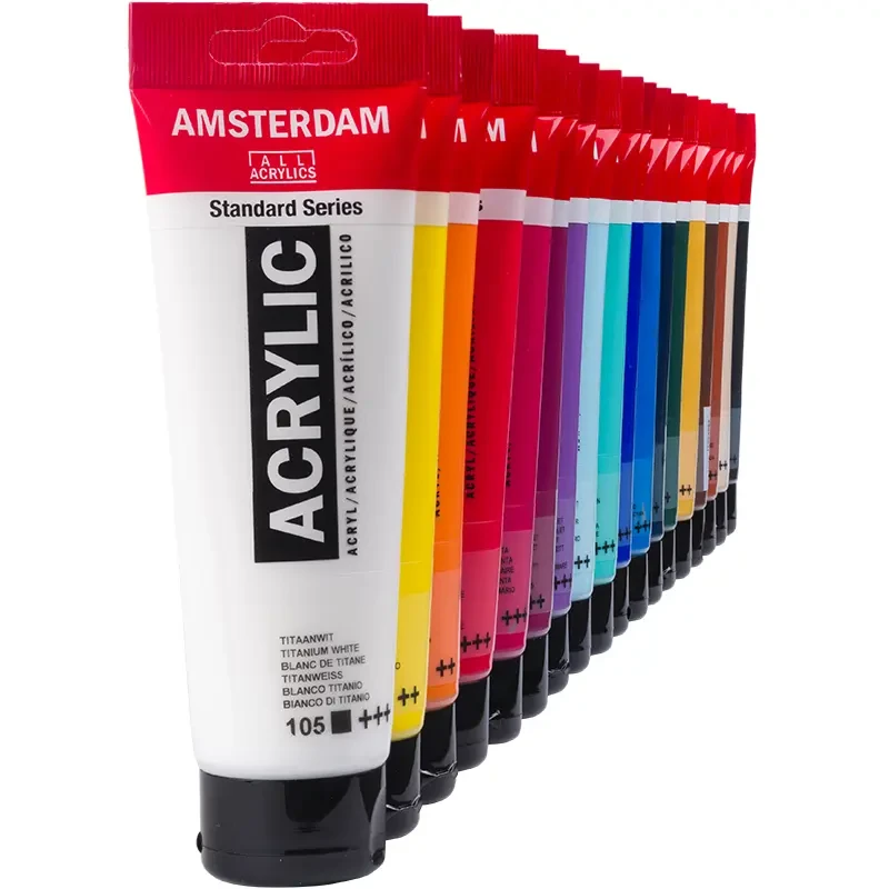 Farby akrylowe Amsterdam zestaw 18 x 120 ml 03