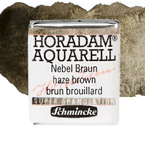 Farba akwarelowa Schmincke Horadam Aquarell półkostka - 969 Haze Brown