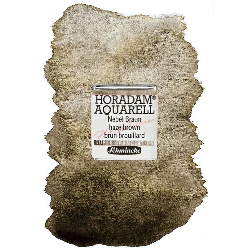 Farba akwarelowa Schmincke Horadam Aquarell półkostka - 969 Haze Brown 02