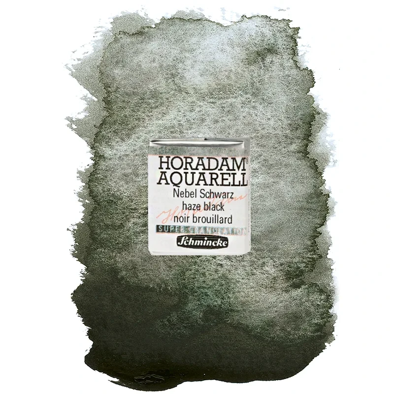Farba akwarelowa Schmincke Horadam Aquarell półkostka - 970 Haze Black 03