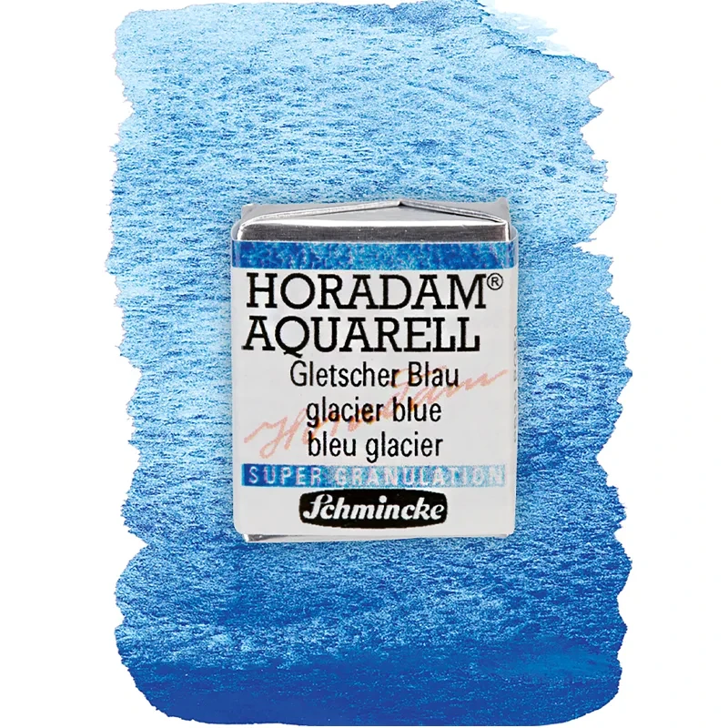 Farba akwarelowa Schmincke Horadam Aquarell półkostka - 961 Glacier Blue 02