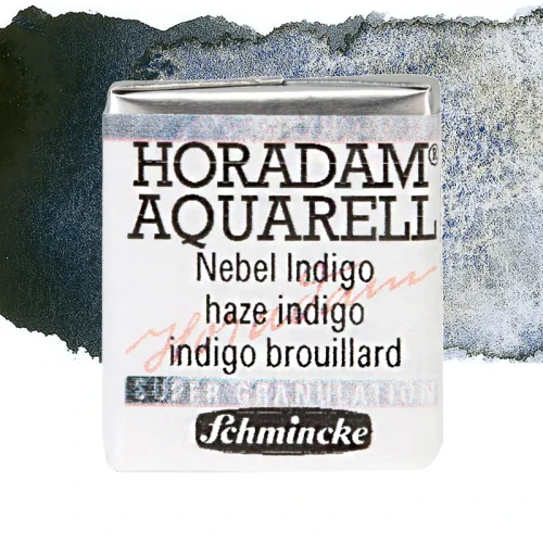 Farba akwarelowa Schmincke Horadam Aquarell półkostka - 968 Haze Indigo
