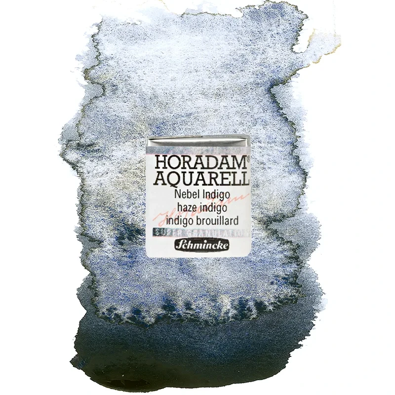 Farba akwarelowa Schmincke Horadam Aquarell półkostka - 968 Haze Indigo 02