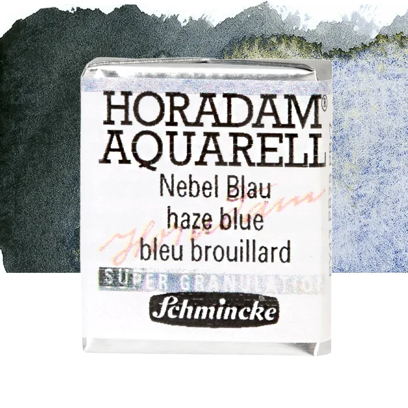 Farba akwarelowa Schmincke Horadam Aquarell półkostka - 967 Haze Blue 01