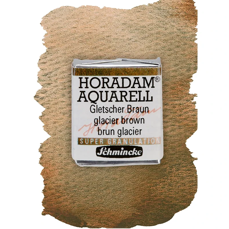 Farba akwarelowa Schmincke Horadam Aquarell półkostka - 964 Glacier Brown 02