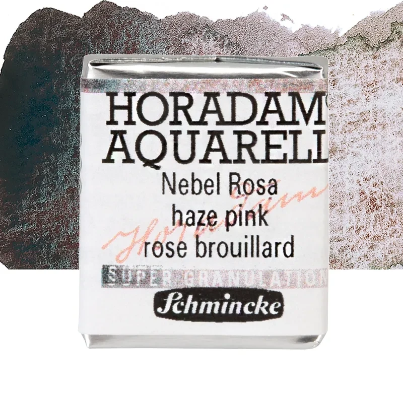 Farba akwarelowa Schmincke Horadam Aquarell półkostka - 966 Haze Pink 01