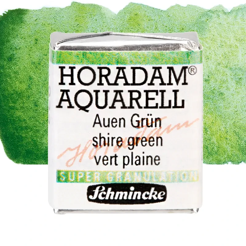 Farba akwarelowa Schmincke Horadam Aquarell półkostka - 933 Shire Green 01