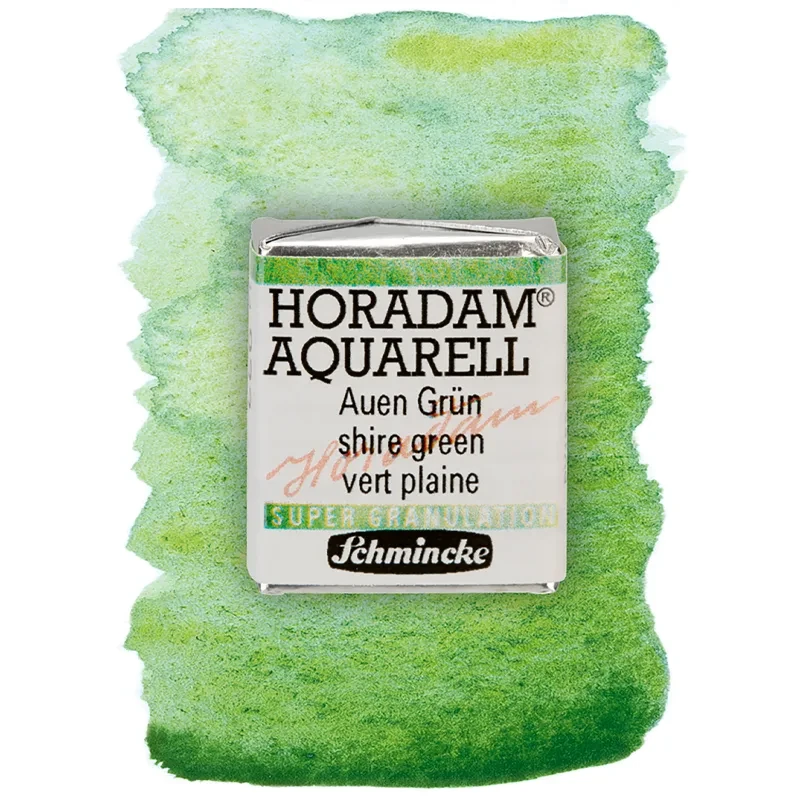 Farba akwarelowa Schmincke Horadam Aquarell półkostka - 933 Shire Green 02