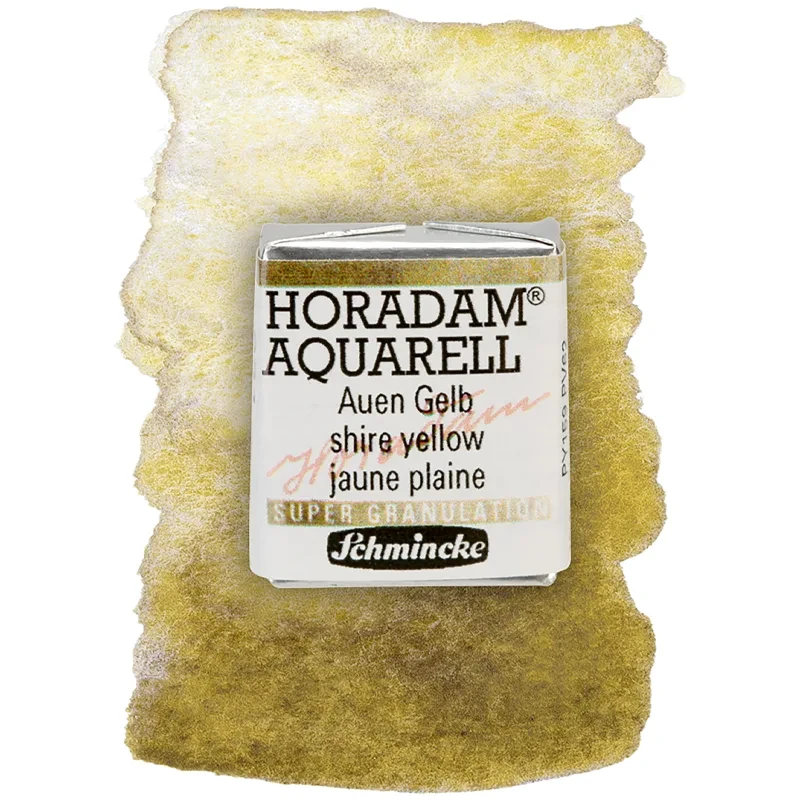 Farba akwarelowa Schmincke Horadam Aquarell półkostka - 931 Shire Yellow 02